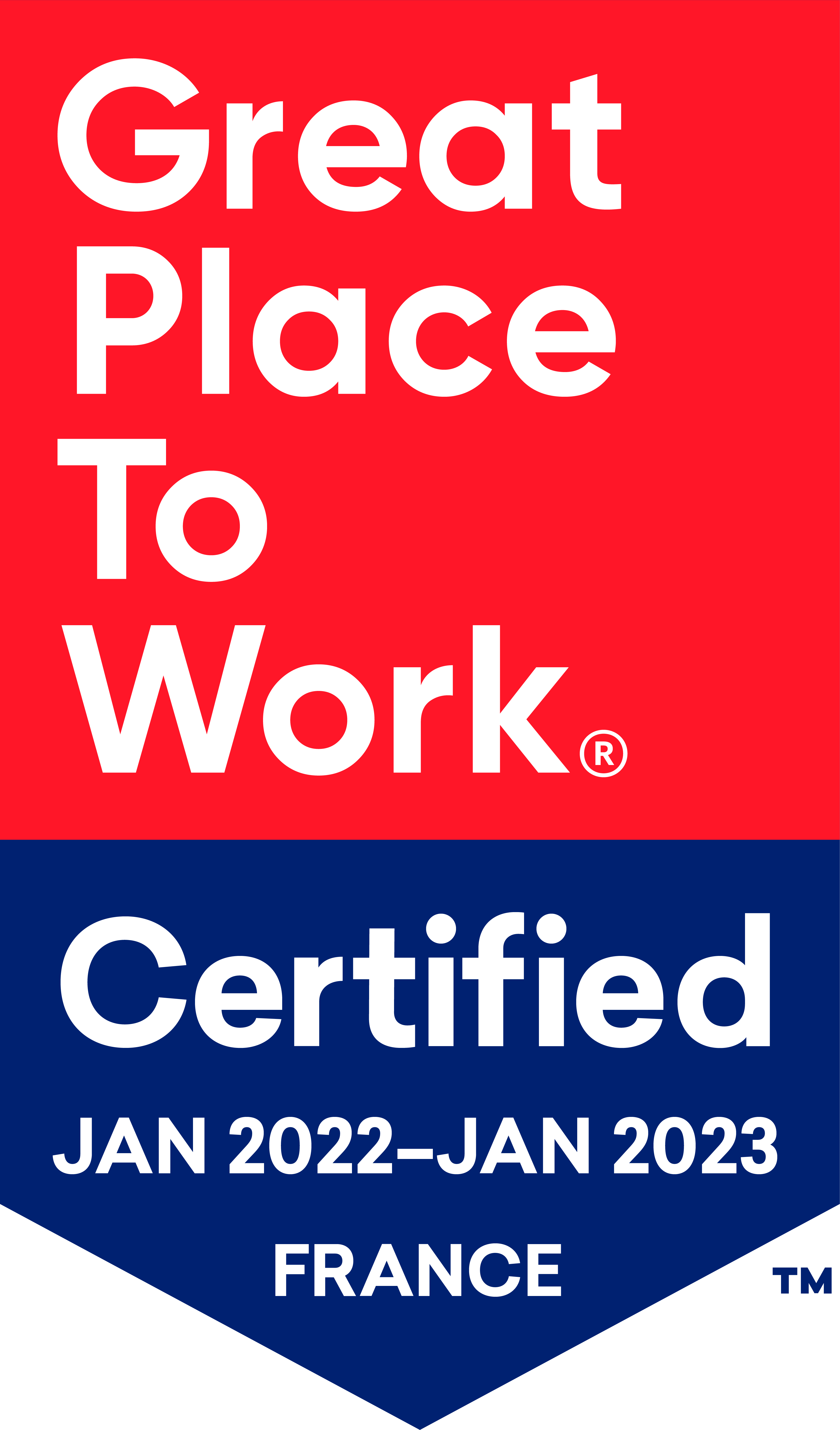 Certifié Great Place To Work 2021